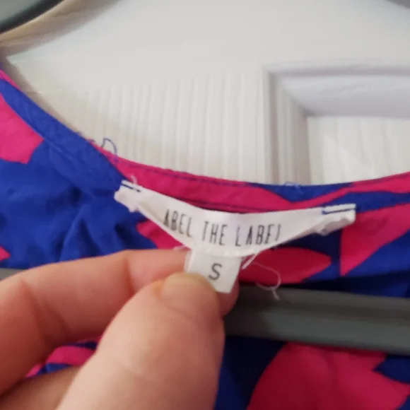 Anthropologie Abel the Label Smocked Printed Cottagecore Prairie Floral Dress S - Picture 7 of 8